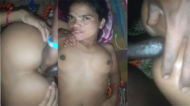 Homely Bhabhi Blowjob Try Anal Fucking