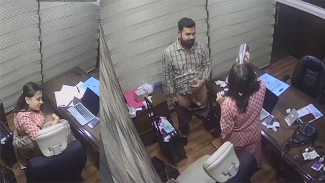 Office CCTV Scandal Blowjob 2 Clip Update