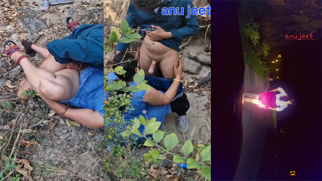 Anuhotwife aka Anujeet 2 Dare – In jungle and Walking on Road