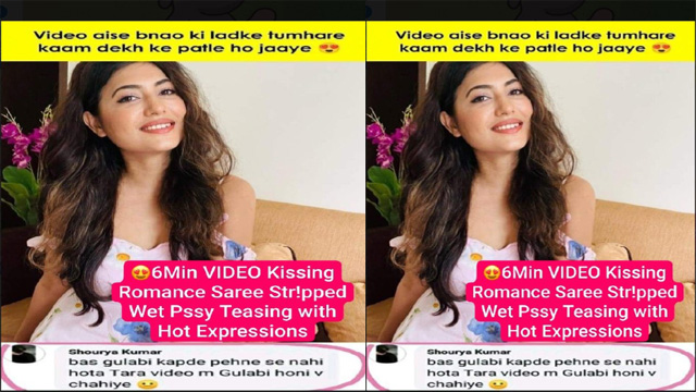 Actress Latest Trending Most Exclusive – Debut K!ssing Romance Saree – Stripped Wet Pssy Teasing