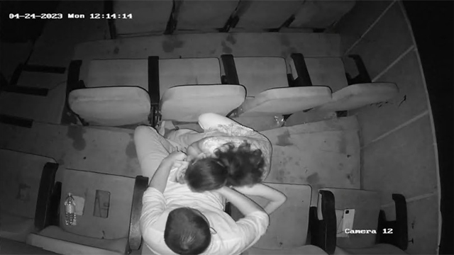 Couple in Theatre Giving Blowjob Boobs Sucking Free Watch Mms