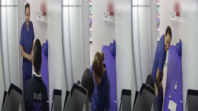 Real Nurse Giving Blowjob – And Fucked by Docktor IpCam Video