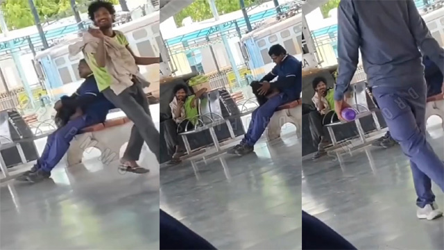 Crazy Guy Getting Blowjob In Railway Station – In Public Leaked Porn Video