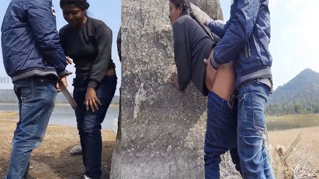 Indian Lovers Outdoor – Fucking In Doggy Style Viral Mms Video